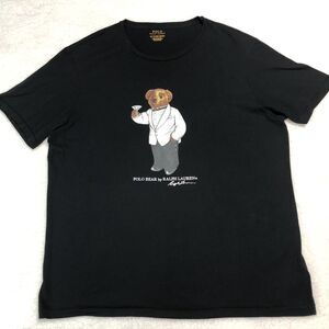 Polo Ralph Lauren Martini Tuxedo Bear Shirt Mens XL Black Preppy Streetwear